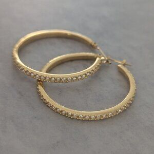 Coach hoops earrings